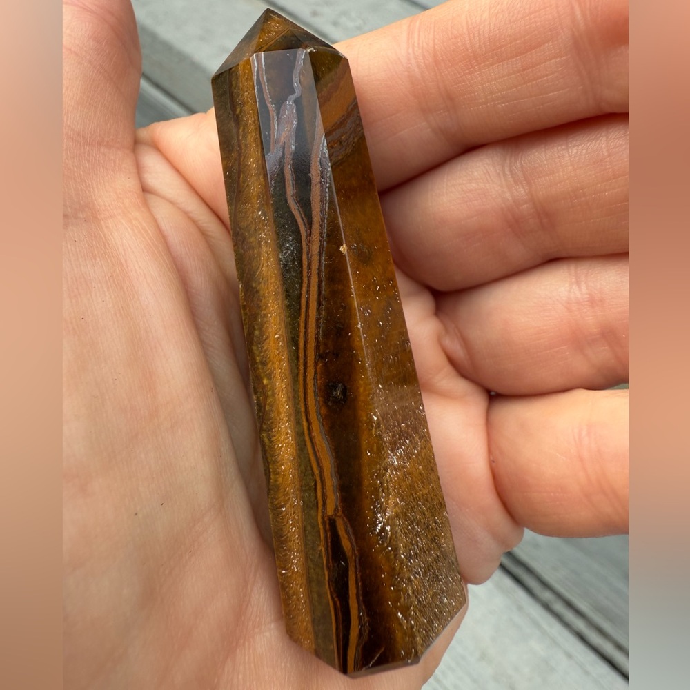 Tiger’s Eye Crystal Tower Point